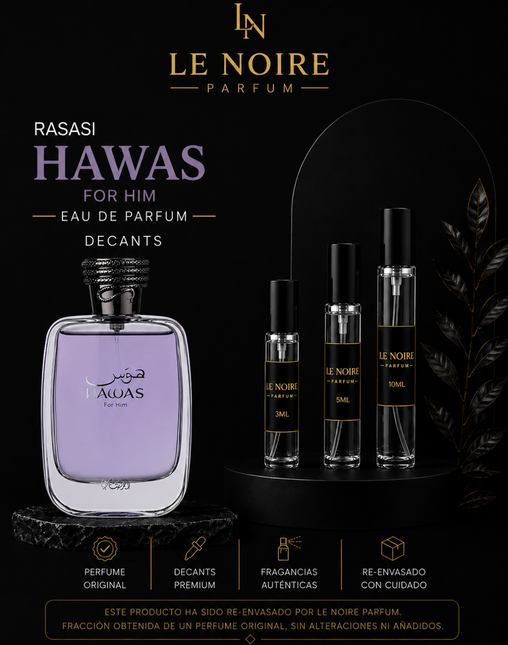 Rasasi Hawas for Him – Decant