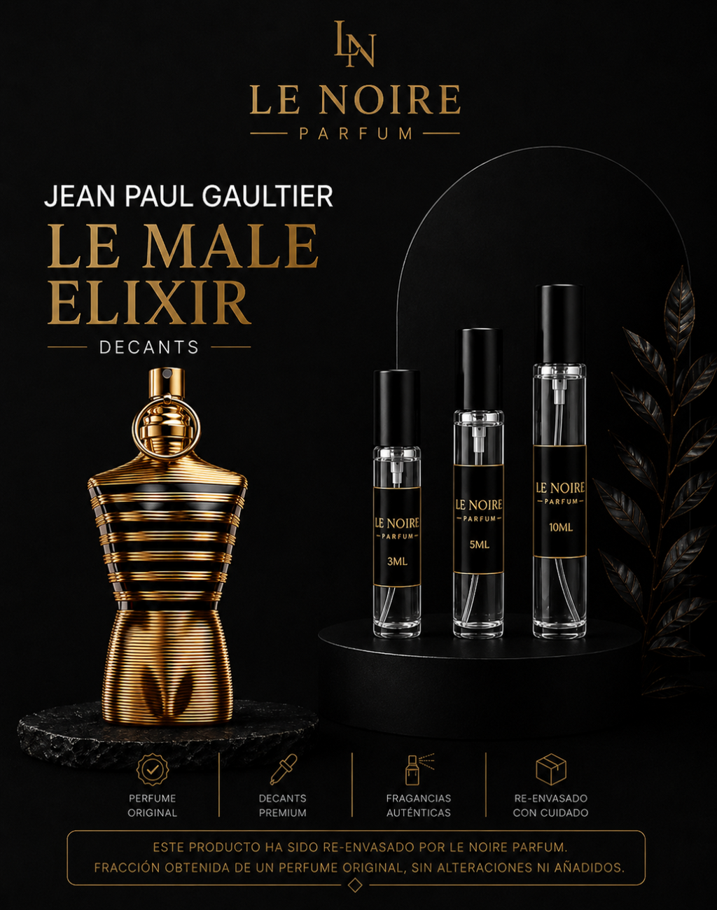 Jean Paul Gaultier Le Male Elixir – Decant