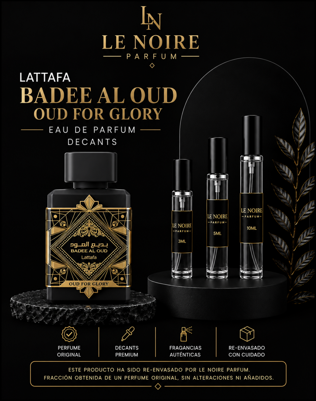 Lattafa Oud for Glory – Decant
