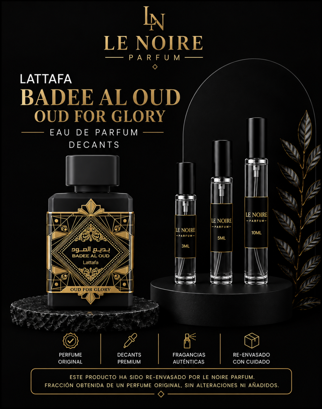 Lattafa Oud for Glory – Decant